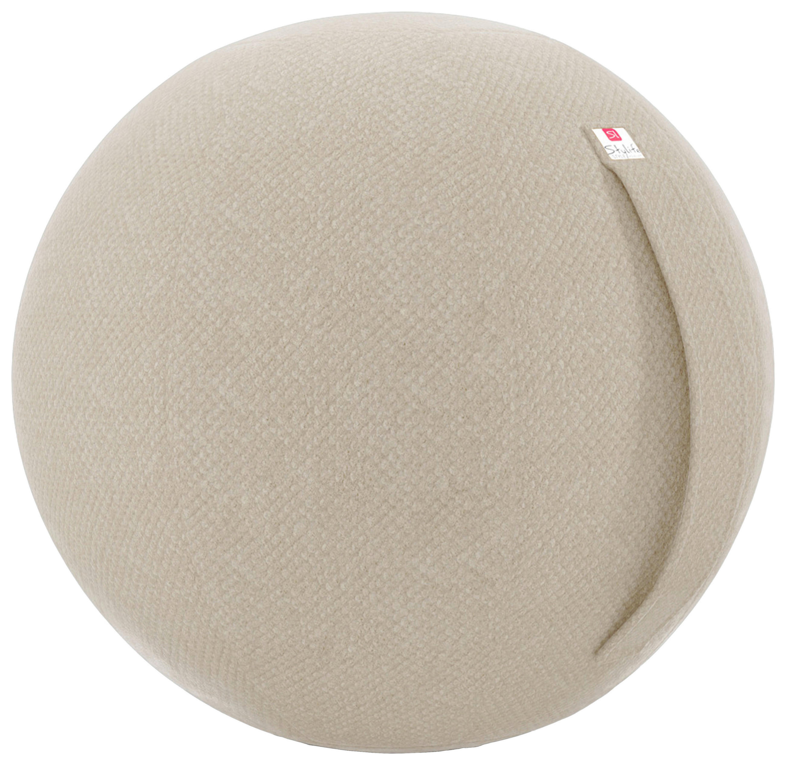 SITZBALL Plüsch  - Greige, Design, Textil (60/60/60cm) - Stylife
