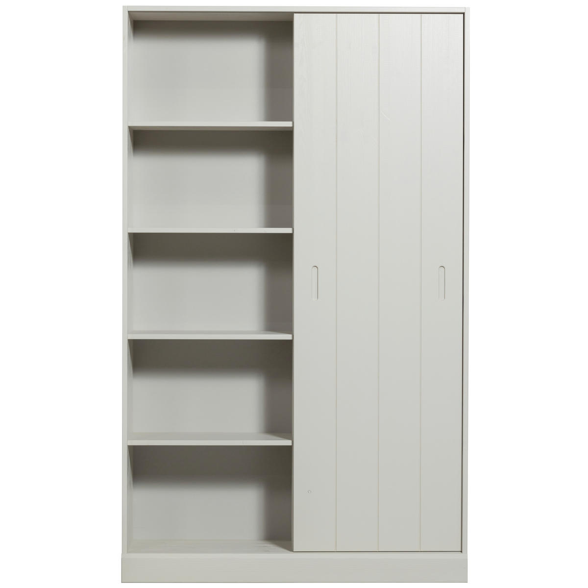 SCHIEBETÜRENSCHRANK 120/200/42 cm 1-türig  - Grau, Design, Holz (120/200/42cm) - Livetastic