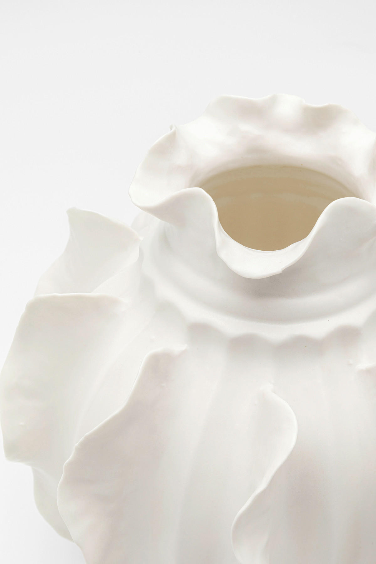 VASE 23 cm  - Weiß, Design, Keramik (22/23/23cm) - Kare-Design