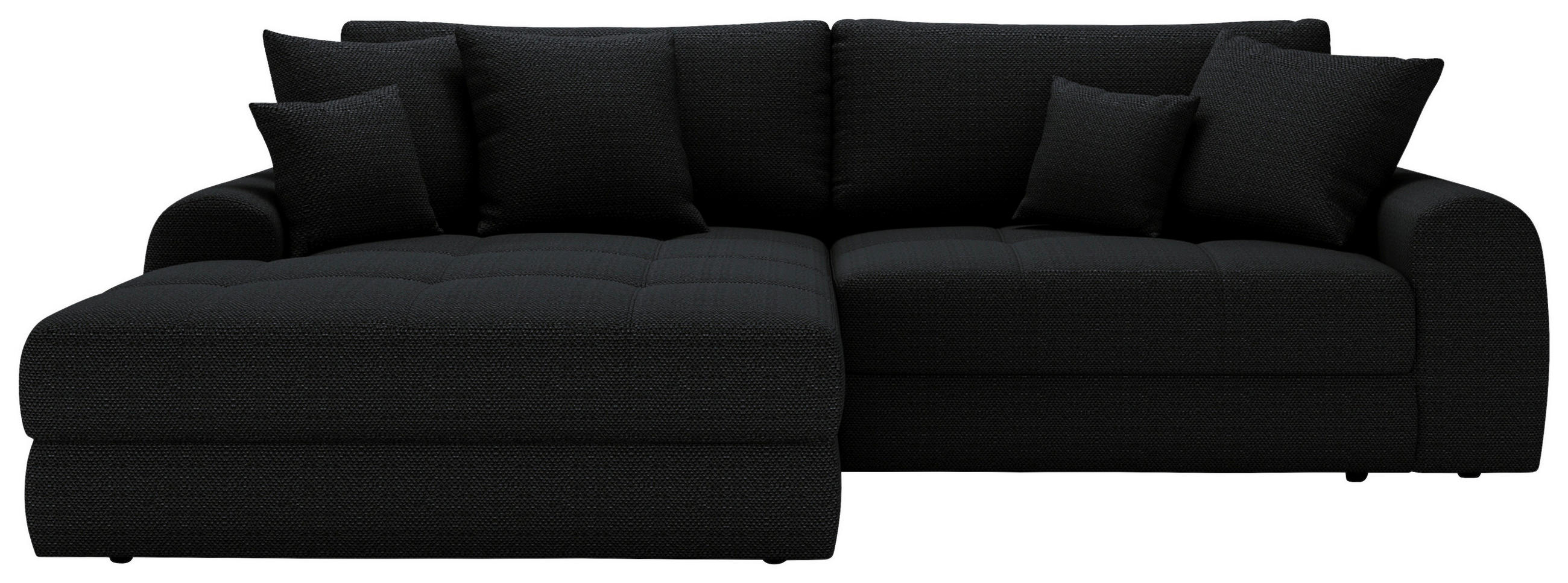 Livetastic Ecksofa Lorson Schwarz 290x208 cm
