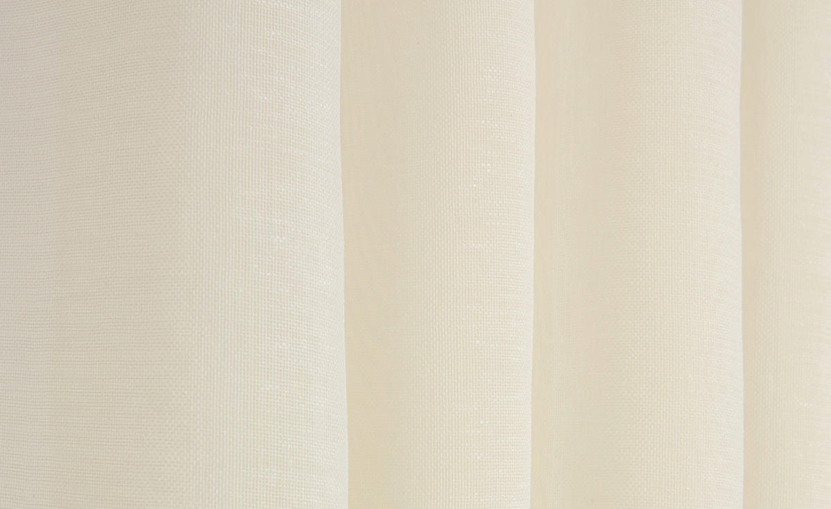 FERTIGVORHANG  transparent   280/300 cm  - Elfenbein, Basics, Textil (280/300cm)