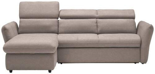 ECKSOFA in Mikrofaser Hellgrau  172/240 cm  - Hellgrau/Schwarz, Design, Kunststoff/Textil (172/240cm) - Stylife