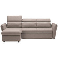 ECKSOFA in Mikrofaser Hellgrau  172/240 cm  - Hellgrau/Schwarz, Design, Kunststoff/Textil (172/240cm) - Stylife
