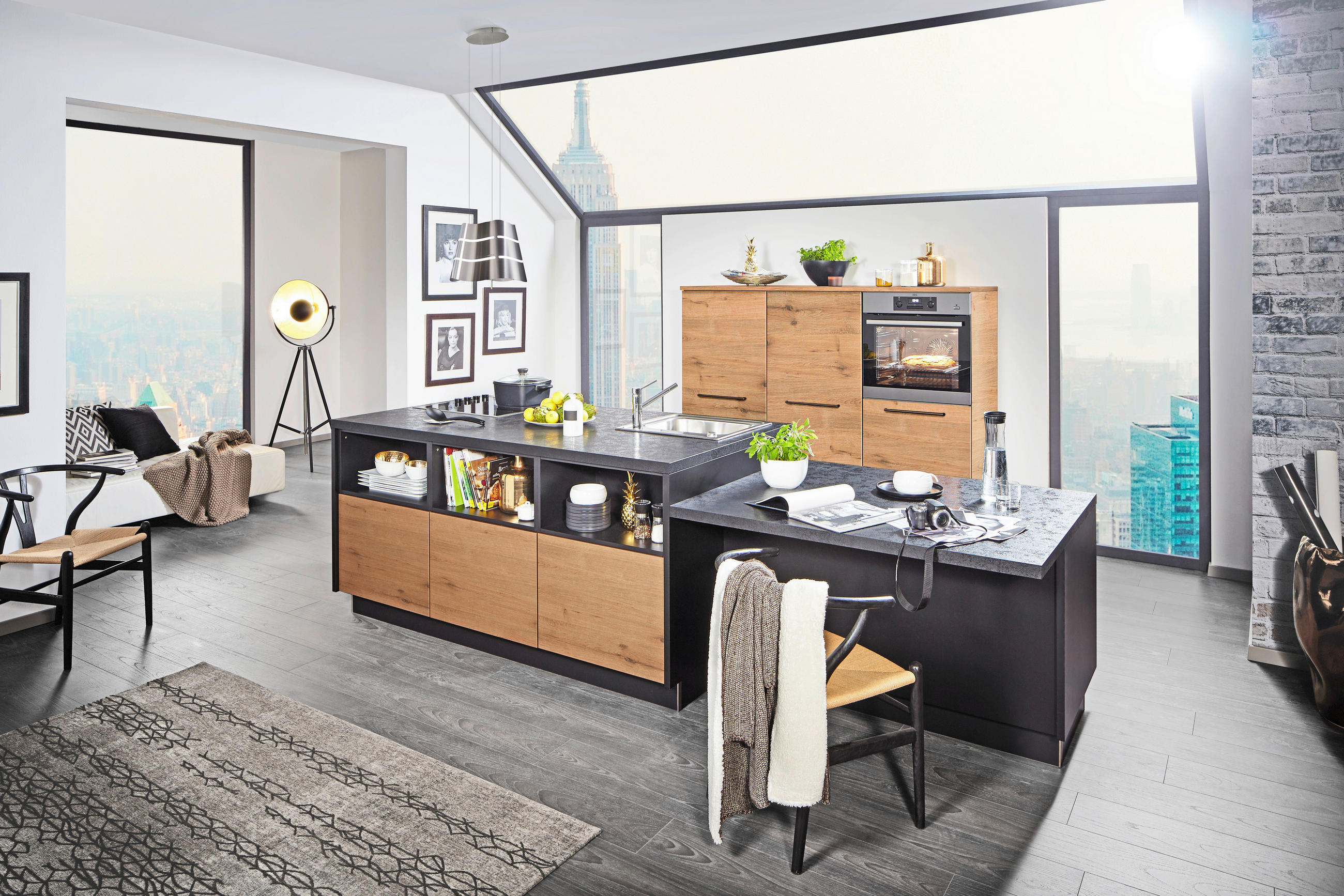 INBYGGNADSKÖK   - Design, trämaterial - Dieter Knoll