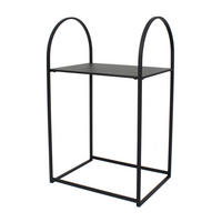 POMOĆNI STOLIĆ crna  metal   - crna, Design, metal (40/66/30cm) - Ambia Home