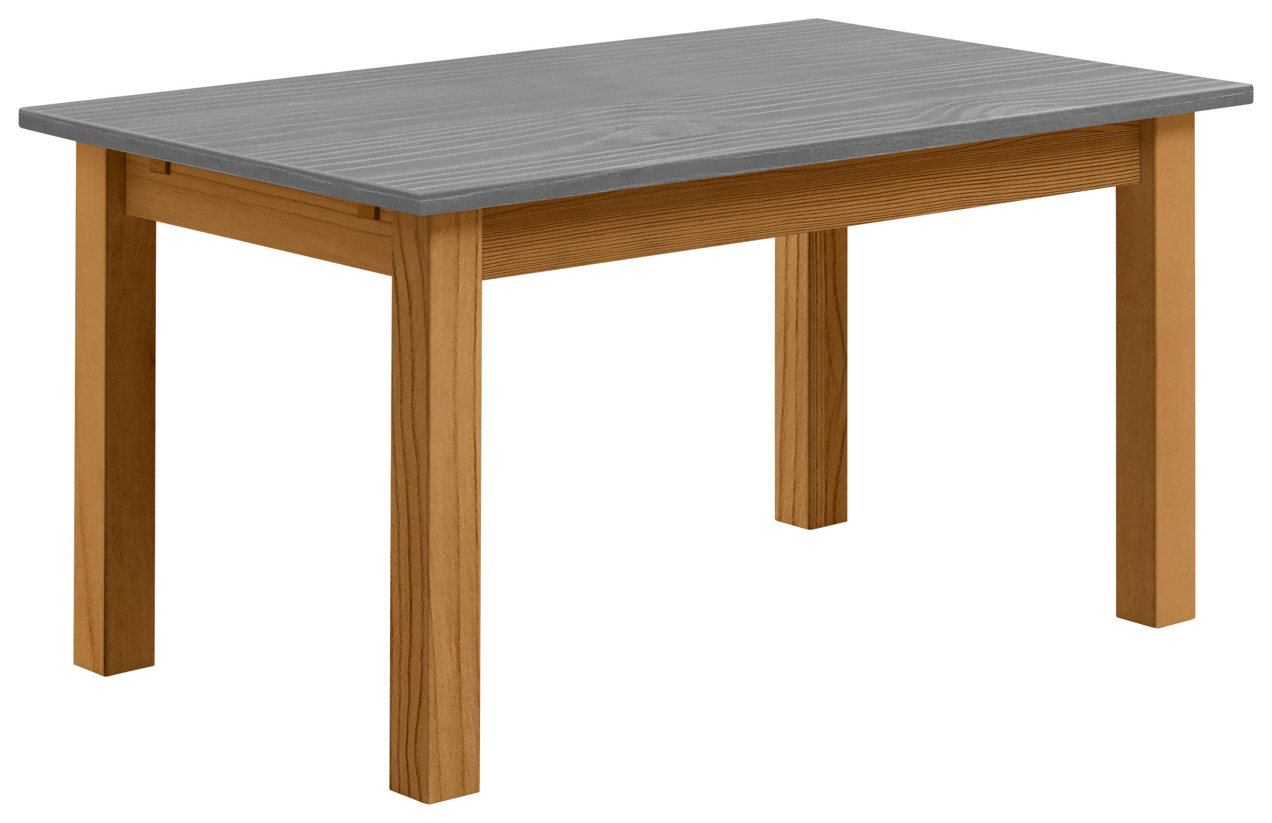 ESSTISCH in Holz 120/78/78 cm  - Laugenfarbig/Grau, ROMANTIK / LANDHAUS, Holz (120/78/78cm) - Boxxx