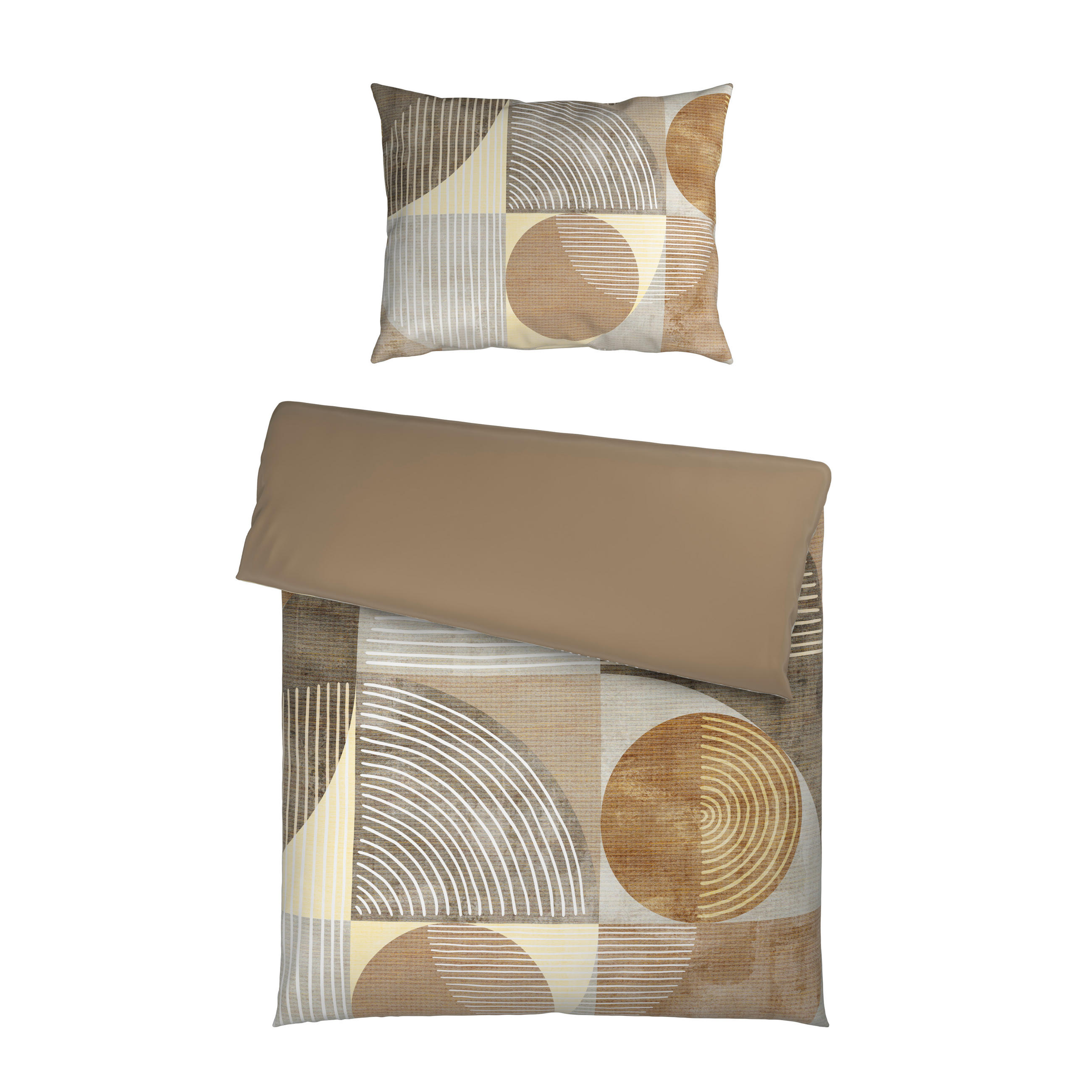 POSTELJINA SA DVA LICA 140/200 cm saten sivobraon  - sivobraon, tekstil (140/200cm) - Esposa