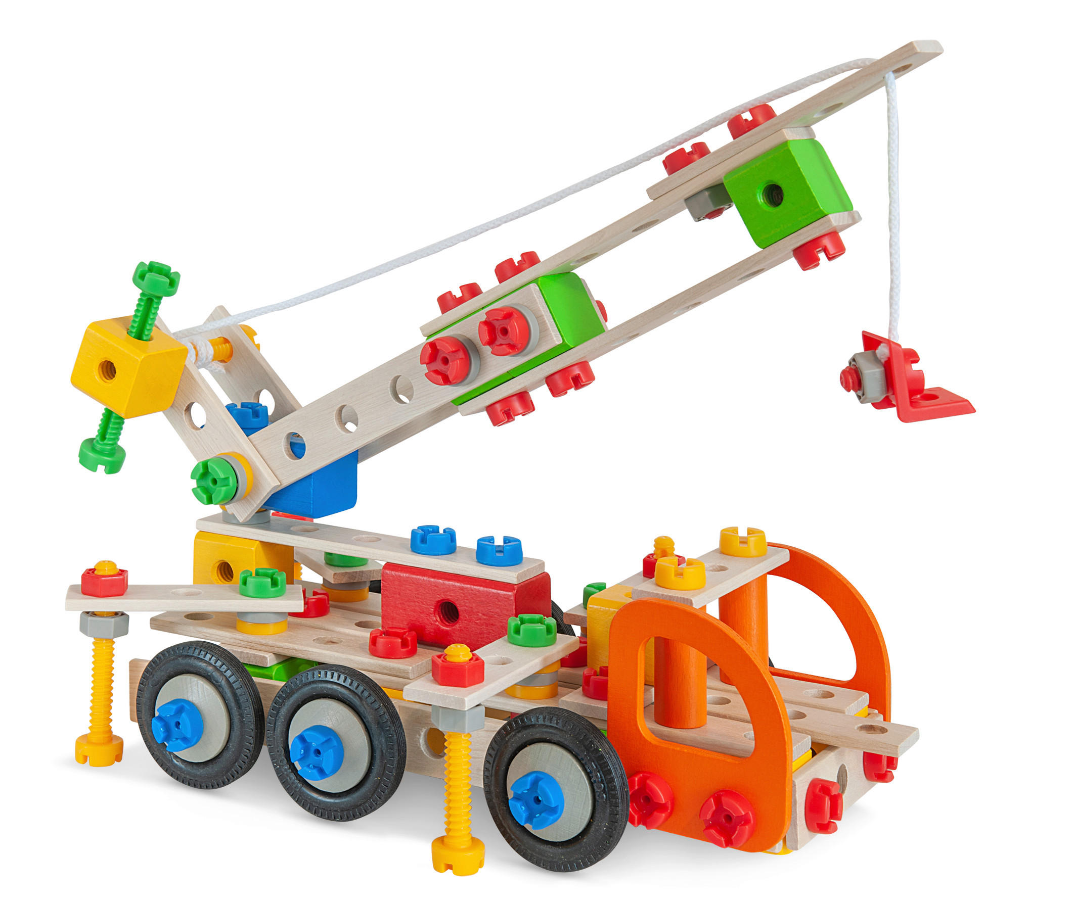 KONSTRUKTIONSSPIELZEUG - Multicolor, Basics, Holz/Kunststoff (39/10,50/25cm) - Eichhorn