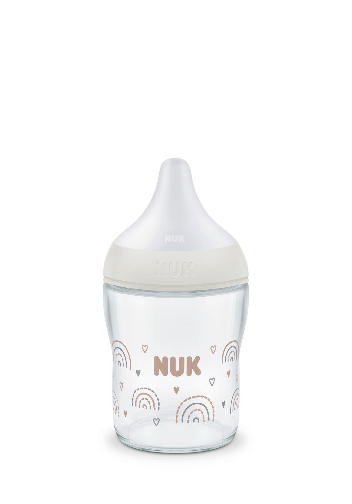 BABYFLASCHE Perfect Match 120 ml  - Weiß, Basics, Glas (120ml) - NUK