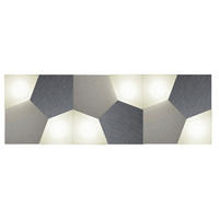 LED-DECKENLEUCHTE Square 75/25/4,7 cm   - Silberfarben/Graphitfarben, Design, Kunststoff/Metall (75/25/4,7cm) - Grossmann