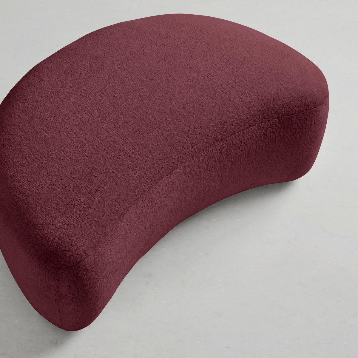 PALL i textil bordeaux  - bordeaux/svart, Modern, textil/plast (102/42/66cm) - MID.YOU