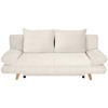 SCHLAFSOFA Cord Beige  - Beige/Buchefarben, KONVENTIONELL, Holz/Textil (200/75/85cm) - Carryhome
