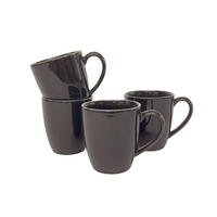 KAFFEEBECHERSET Bastia mocha 4-teilig  - Mokka, Trend, Keramik - Novel