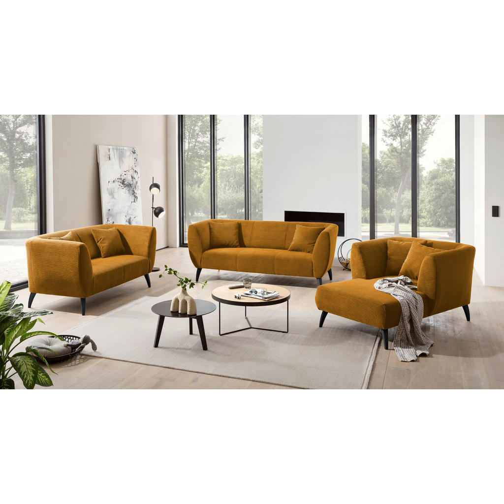 Thumbnail - Mid.you Xxl-Sessel, Gold, Textil, Buche, Uni, Füllung: Schaumstoff, 108x84x155 cm, Stoffauswahl, Wohnzimmer, Sessel, Pol...