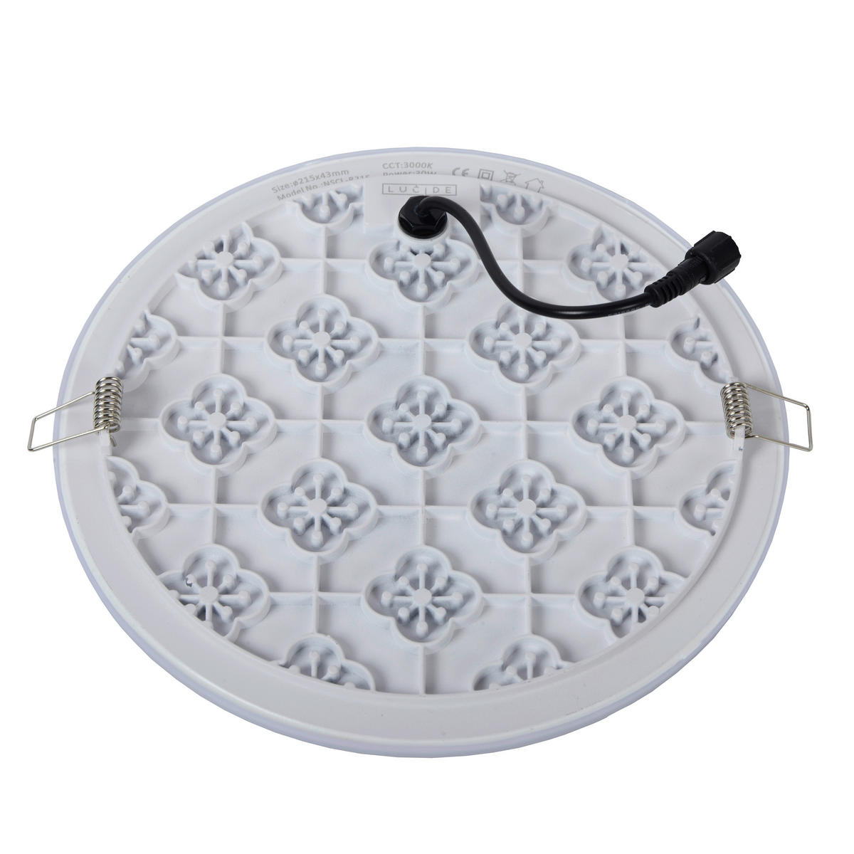 LED-BADEZIMMER-DECKENLEUCHTE - KONVENTIONELL, Metall (21.5/21.5/4.6cm) - Lucide