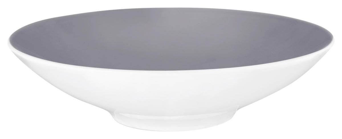 SUPPENTELLER Life Fashion Elegant Grey 23 cm  - Weiss/Grau, Design, Keramik (23cm) - Seltmann Weiden