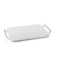 PIZZASTEIN - Silberfarben/Schwarz, KONVENTIONELL, Keramik/Kunststoff (30/1,5/38cm) - Gefu