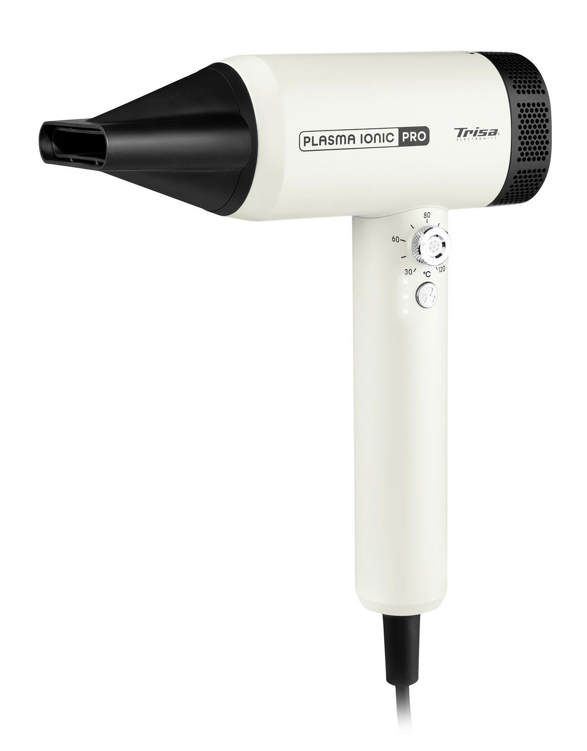 HAARTROCKNER Haartrockner  - Perlmutt/Schwarz, Basics, Kunststoff (25.4/32,2cm) - Trisa Electronics