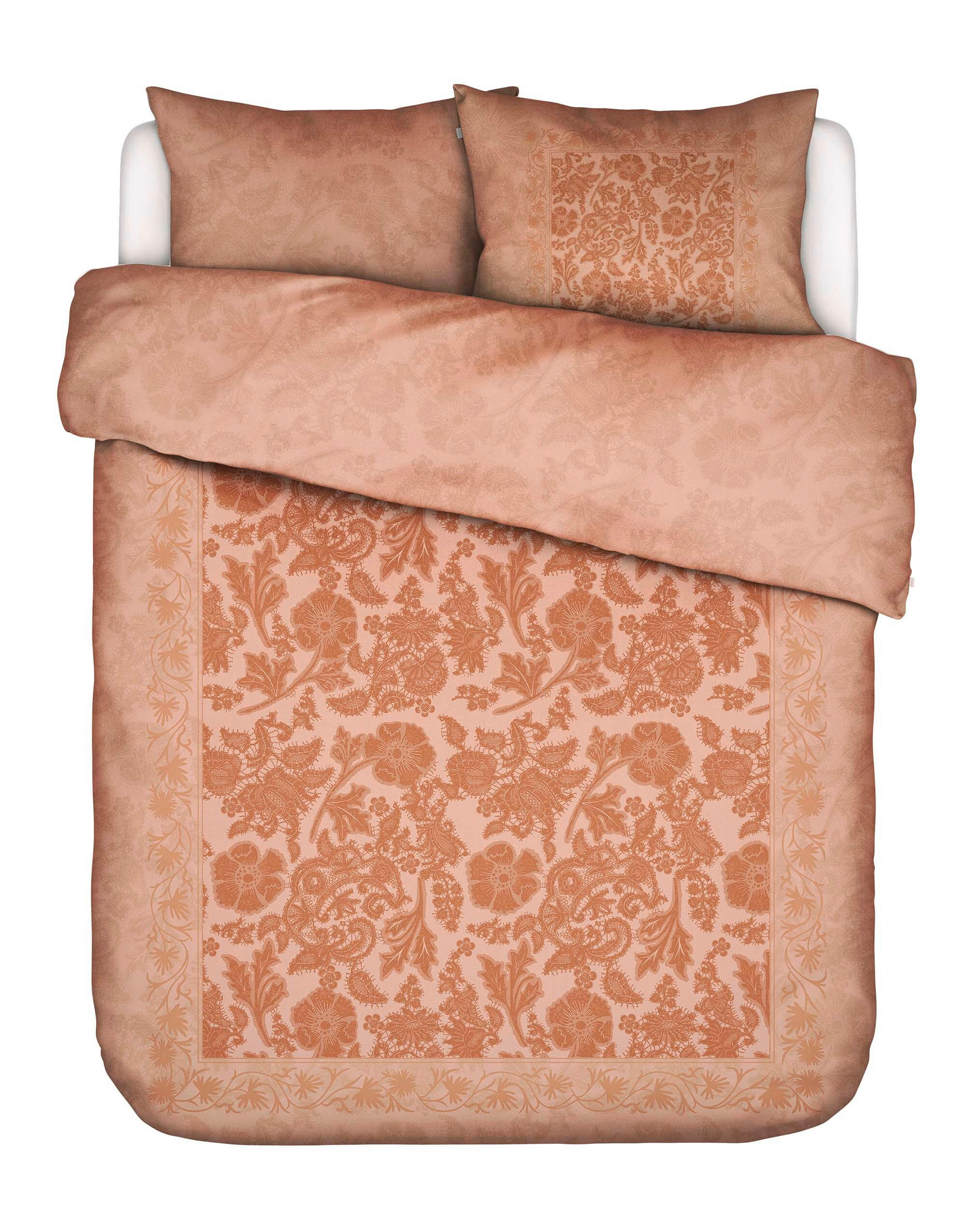 BETTWÄSCHE MAERE Satin 200/200 cm  - Pink, Basics, Textil (200/200cm) - Essenza