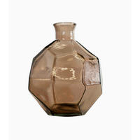 VÁZA  - világosbarna, Basics, Üveg (18cm)