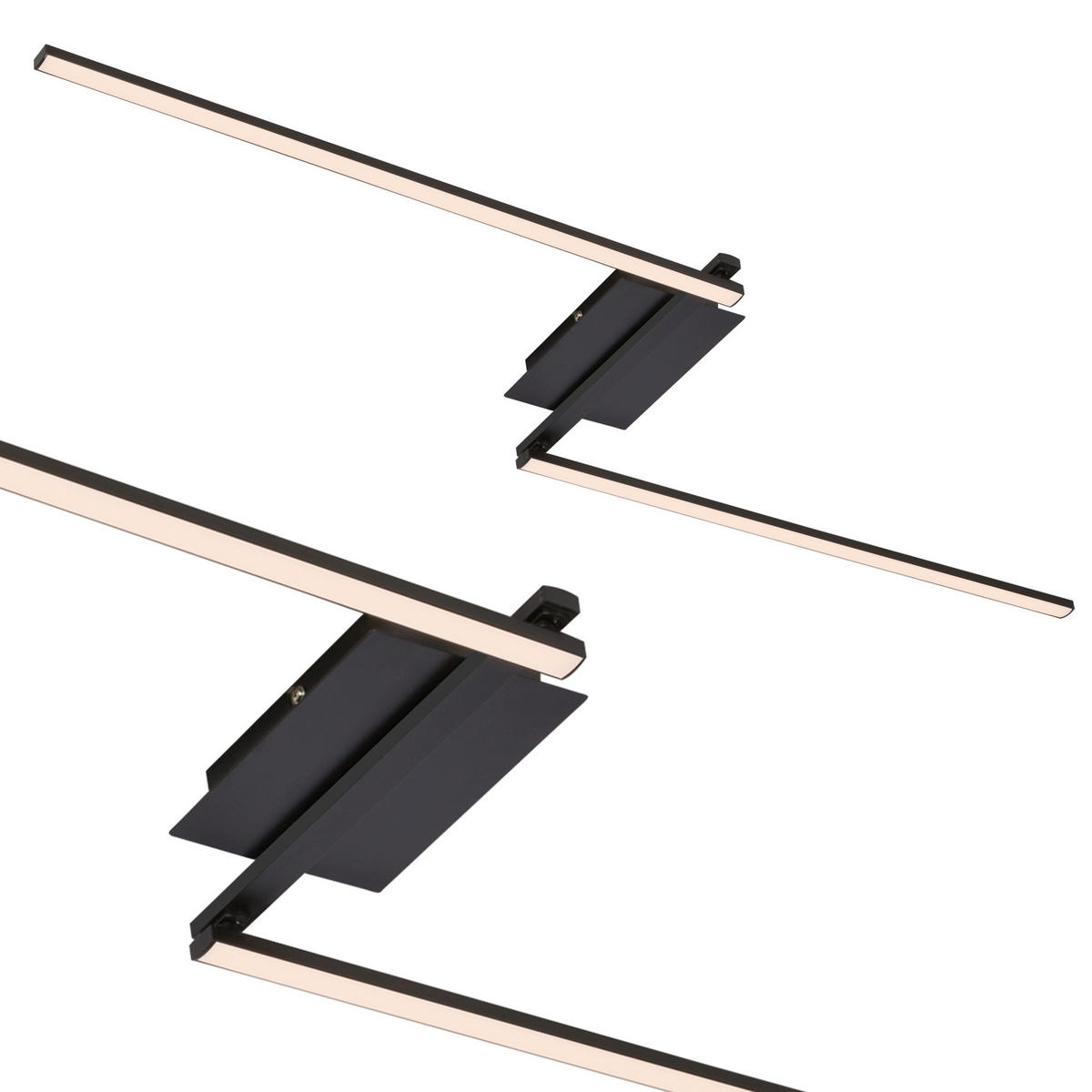 LED-TAKLAMPA 143,6/12/6,6 cm  - svart, Trend, metall/plast (143,6/12/6,6cm)