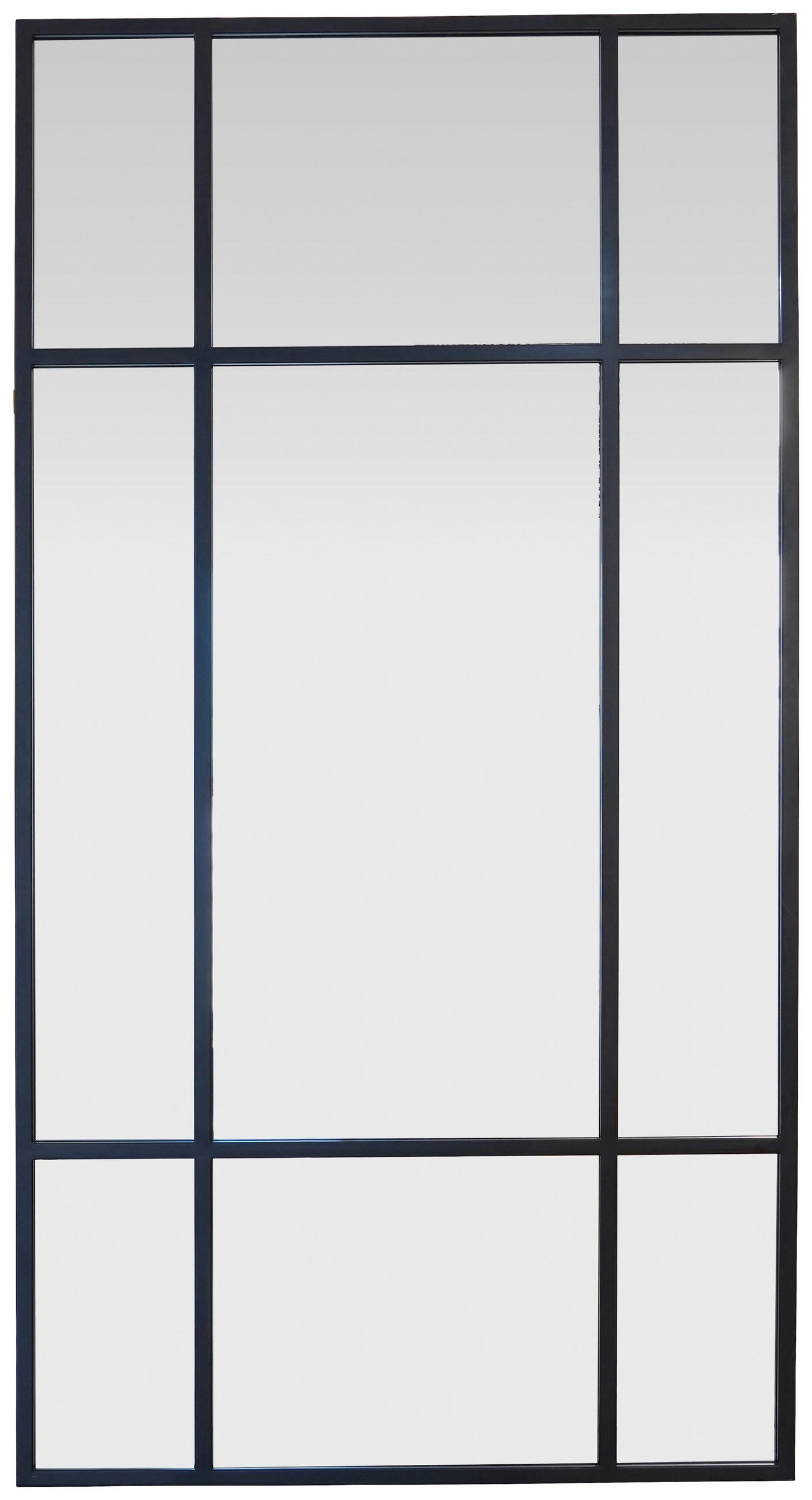 WANDSPIEGEL 90/180/3 cm    in rechteckig  - Schwarz, Trend, Glas/Holzwerkstoff (90/180/3cm) - Landscape