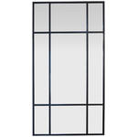 WANDSPIEGEL 90/180/3 cm    in rechteckig  - Schwarz, Trend, Glas/Holzwerkstoff (90/180/3cm) - Landscape