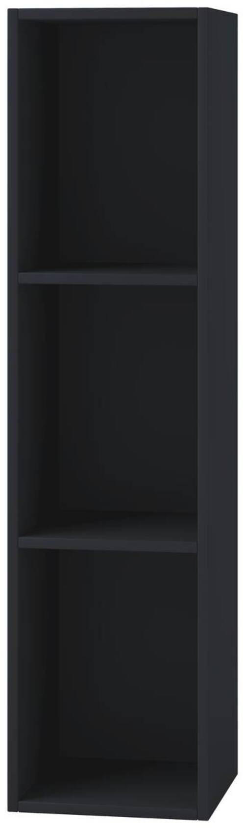 SCHALLPLATTENREGAL Schwarz  - Schwarz, KONVENTIONELL, Holzwerkstoff (34/107/29cm) - MID.YOU