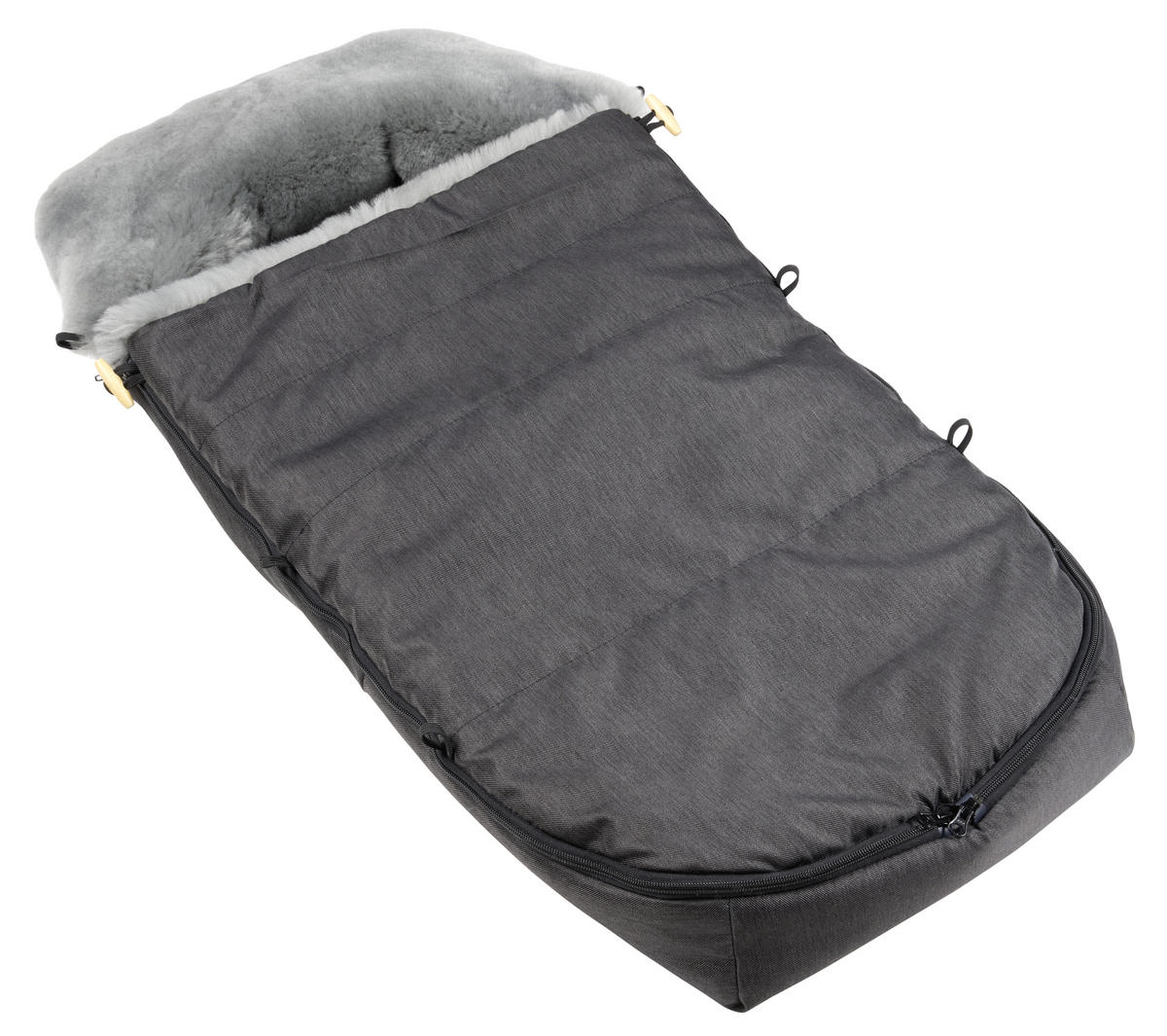 FELLSACK  - Grau, Natur, Textil (62/110cm) - Jimmylee
