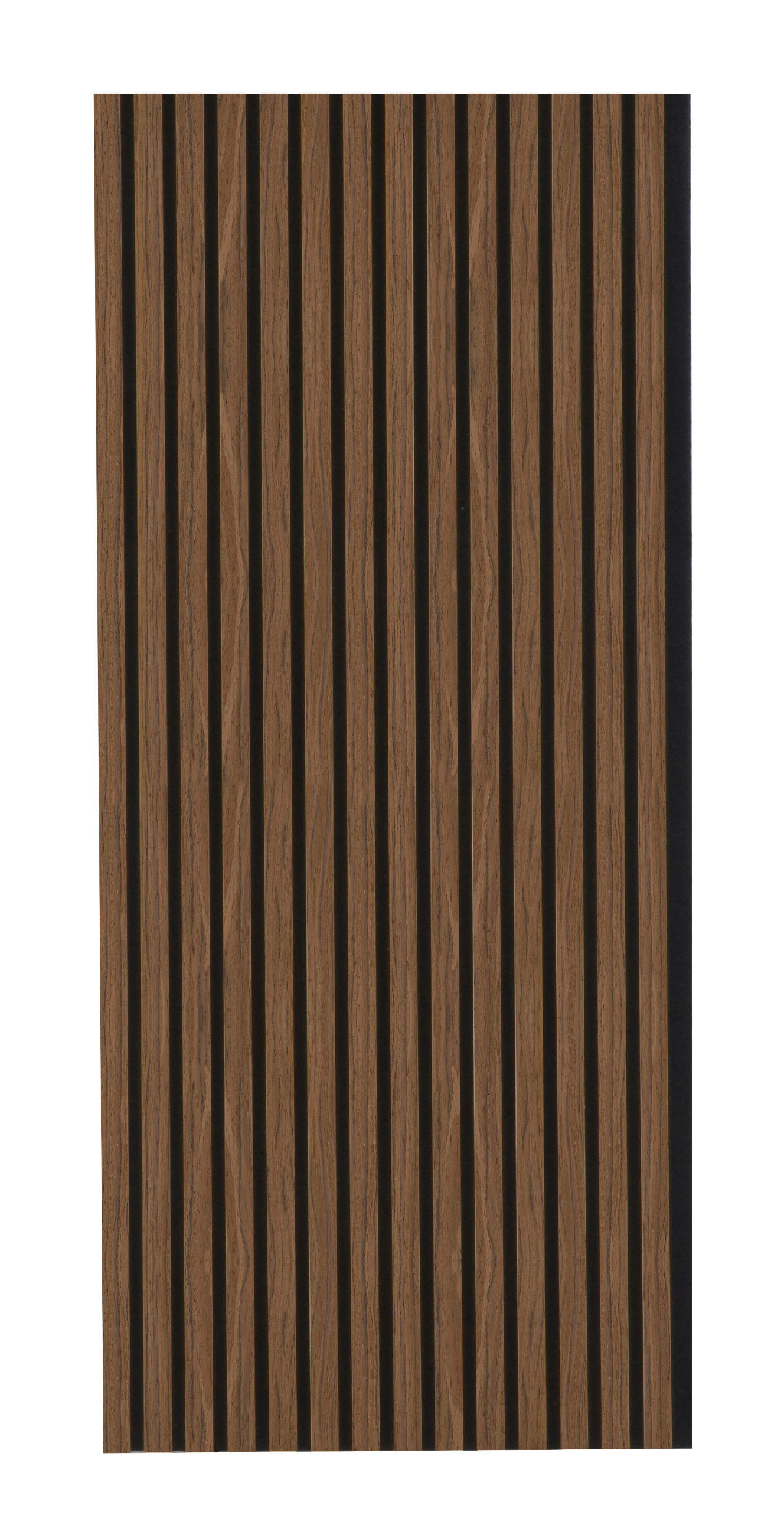AKUSTIKPANEEL Gerecon Walnuss furniert 57.25/1.9/119 cm  - Walnussfarben, KONVENTIONELL, Holzwerkstoff/Textil (57.25/1.9/119cm)