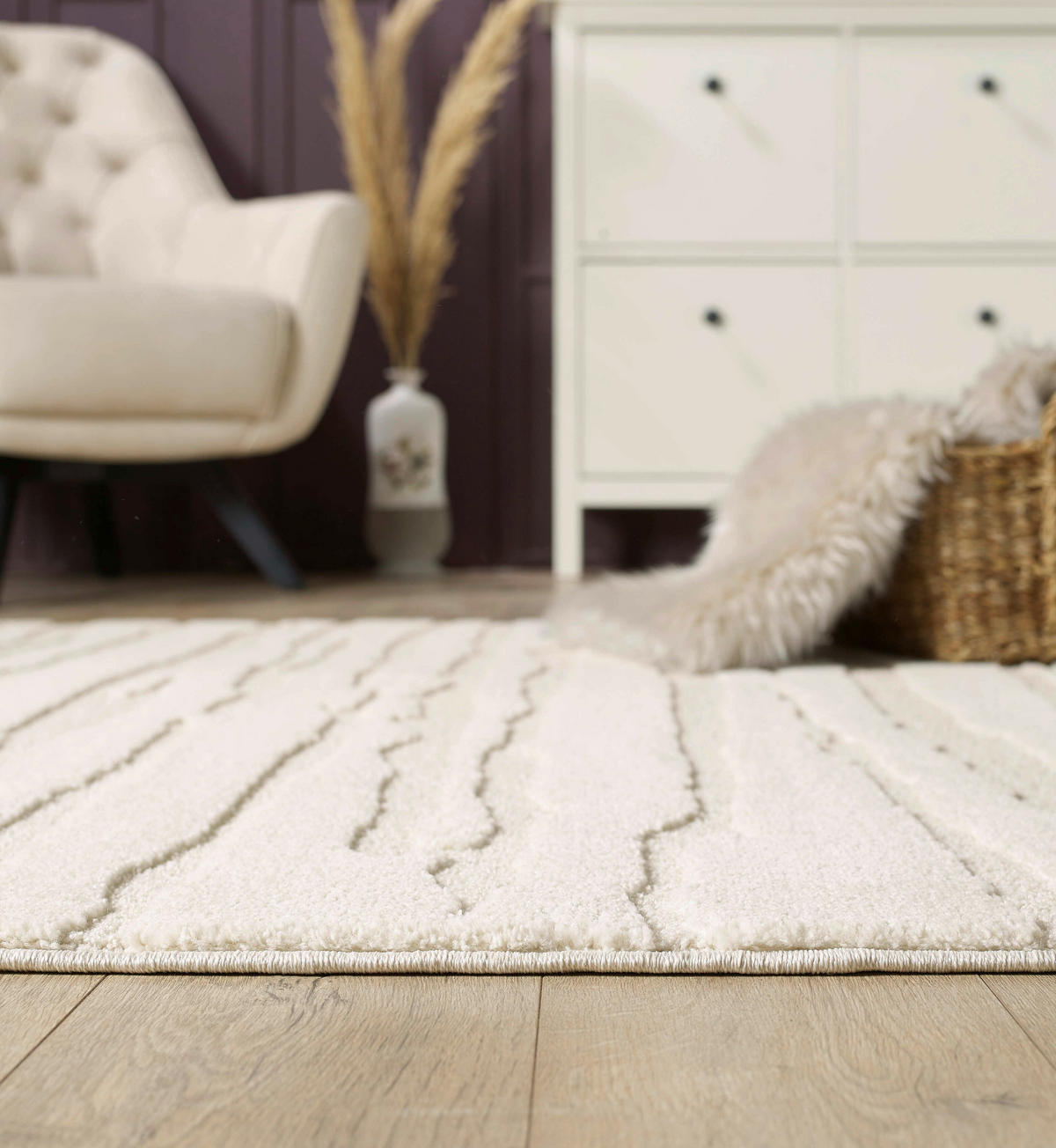 LÄUFER 80/300 cm Elio  - Beige/Creme, KONVENTIONELL, Textil (80/300cm)