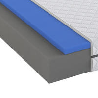 MATRAC ZO STUDENEJ PENY, 120/200 cm - biela, Modern, textil (120/200cm) - Sleeptex