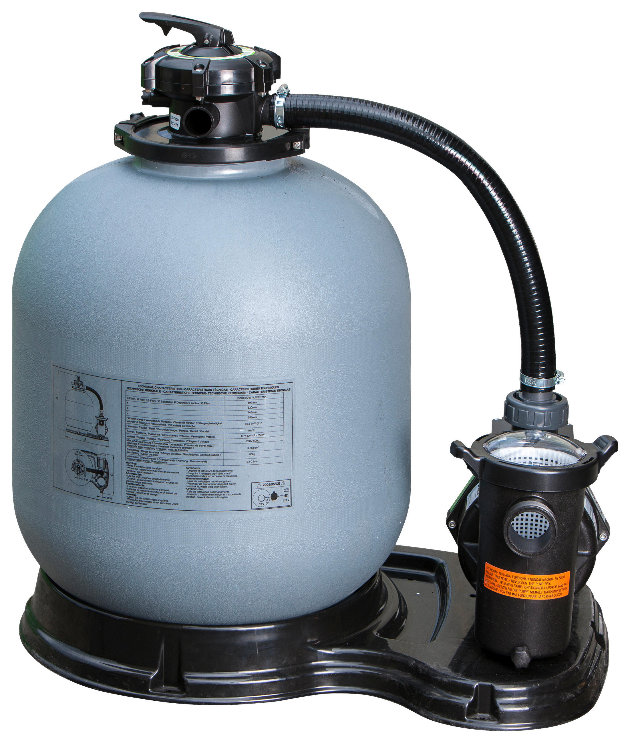 Sandfilterpumpe Gre Fs500