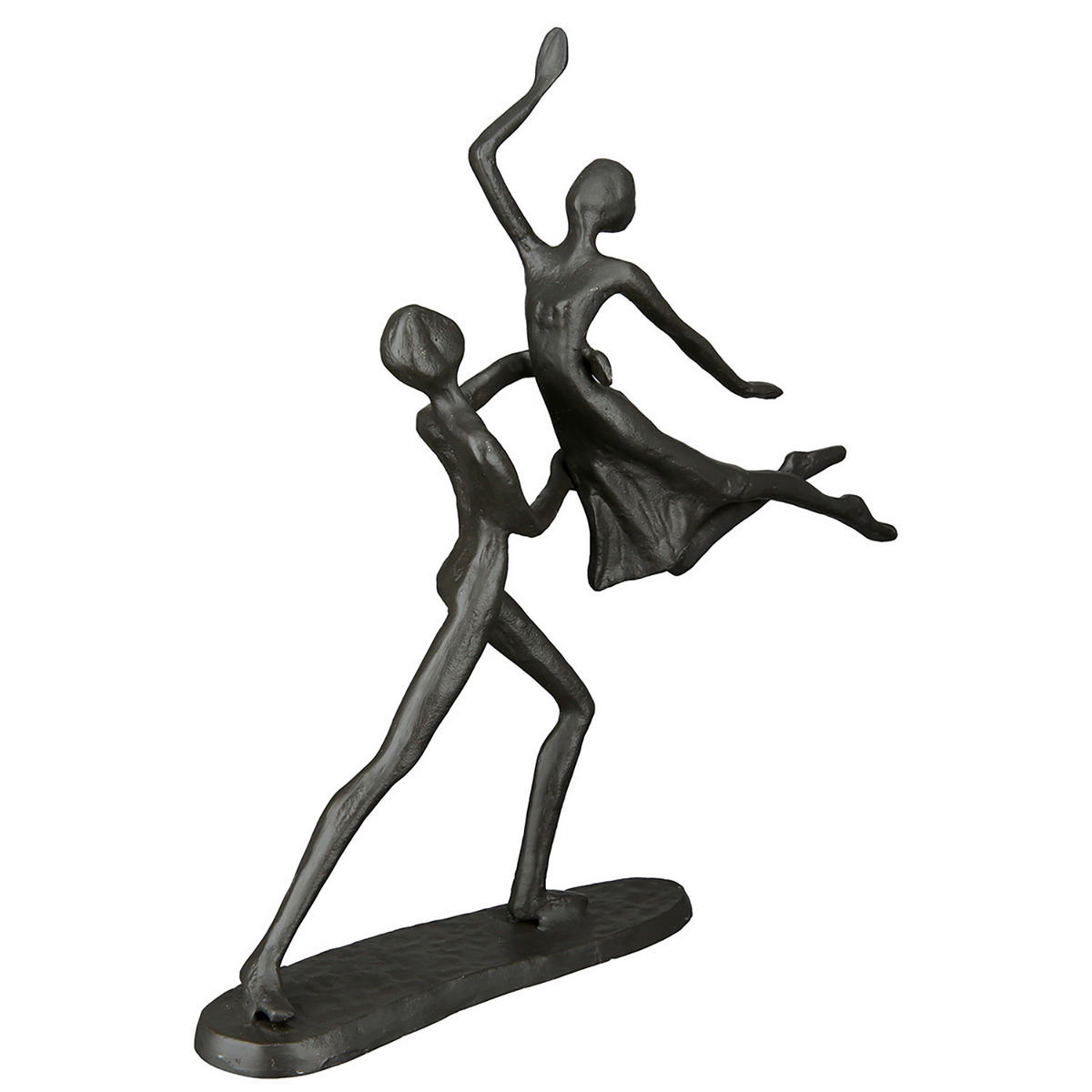 SKULPTUR - Graubraun, LIFESTYLE, Metall (20/17,5/8cm)