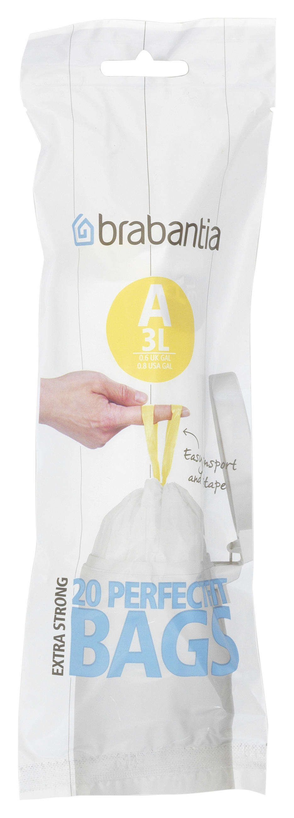 MÜLLSACK   - Weiß, Basics, Kunststoff (27/29/0.1cm) - Brabantia