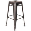 BARHOCKER in Metall Schwarz, Goldfarben  - Goldfarben/Schwarz, Basics, Metall (44/77/44cm) - MID.YOU
