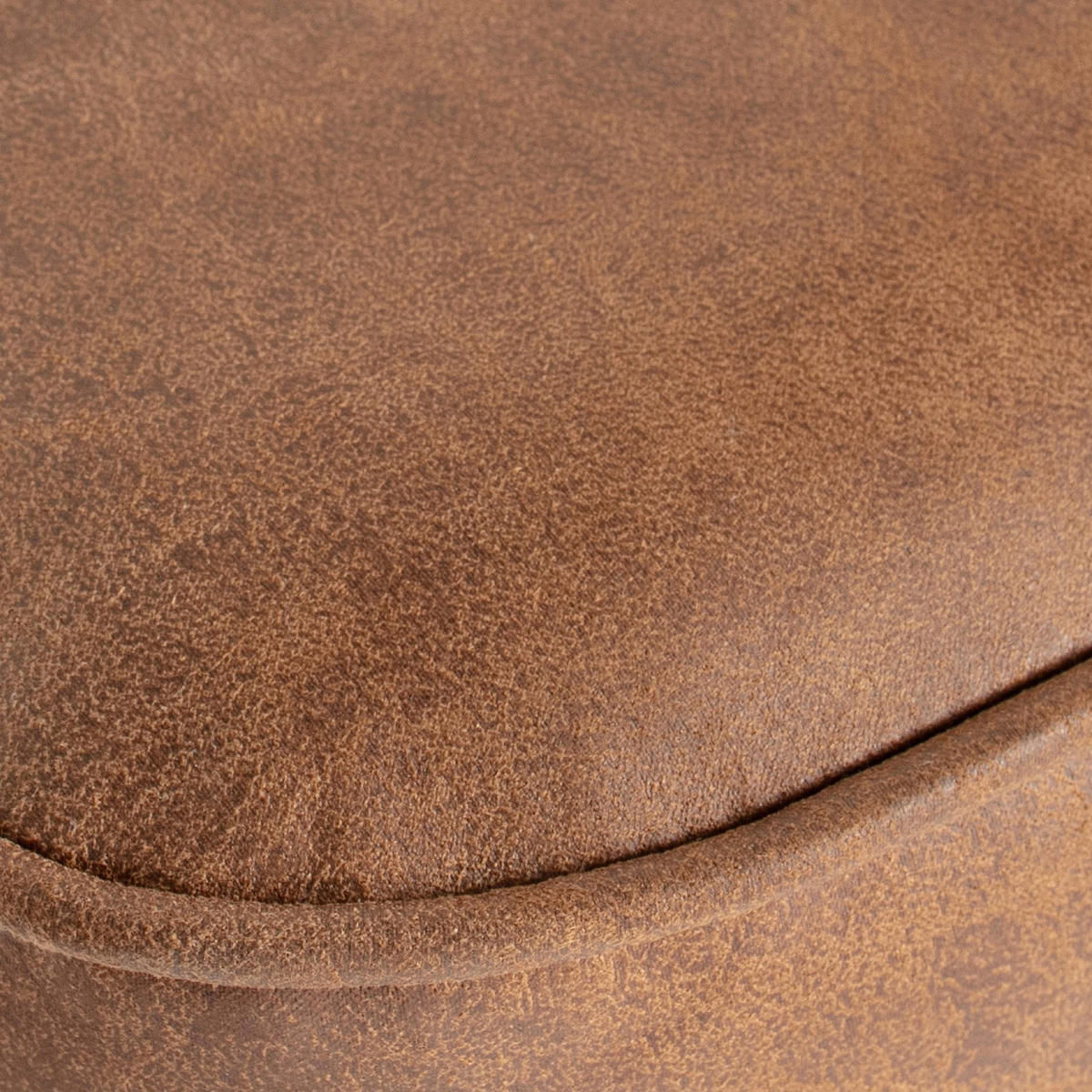 TRESENSTUHL in Schwarz, Cognac  - Cognac/Schwarz, MODERN, Textil/Metall (50/89/55cm) - Livetastic