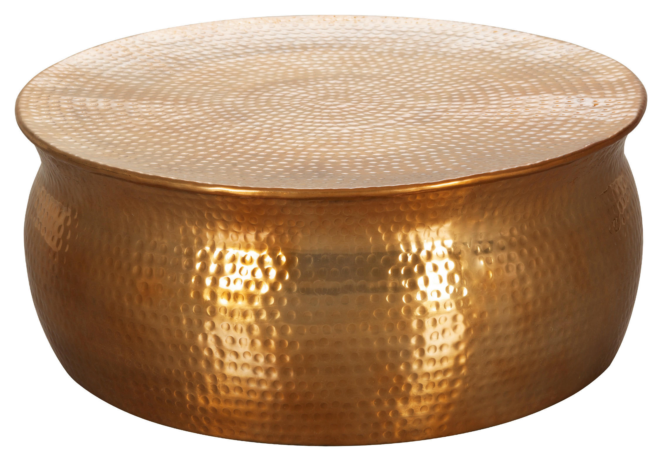 KONFERENČNÝ STOLÍK, zlatá, kov, 75/75/31 cm - zlatá, Lifestyle, kov (75/75/31cm) - MID.YOU