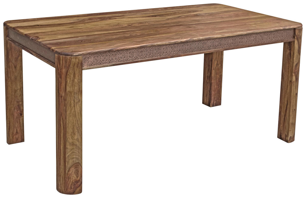 JÍDELNÍ STŮL, akácie, barvy sheesham, 160/90/76 cm - barvy sheesham, Lifestyle, dřevo (160/90/76cm) - Landscape