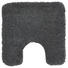 WC-VORLEGER Anthrazit 55/55 cm - Anthrazit, Basics, Kunststoff/Textil (55/55cm) - KLEINE WOLKE