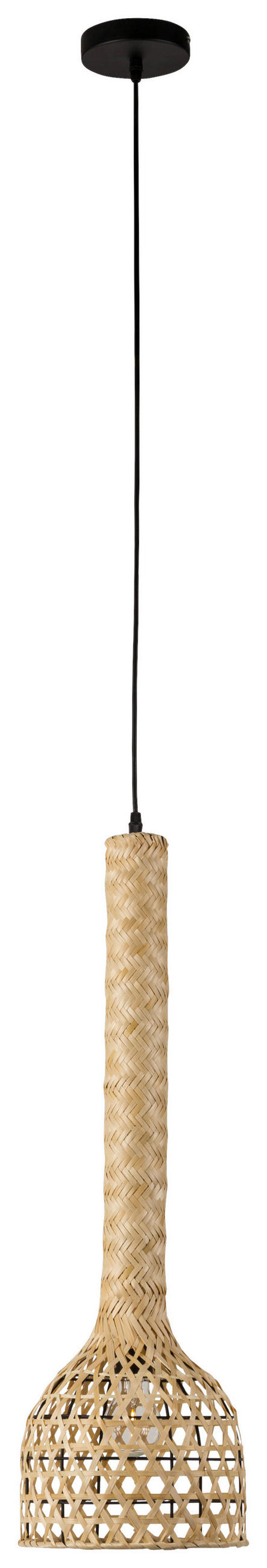 HÄNGELEUCHTE DUTCHBONE - Naturfarben, Basics, Naturmaterialien/Metall (22,5/155cm) - Dutchbone