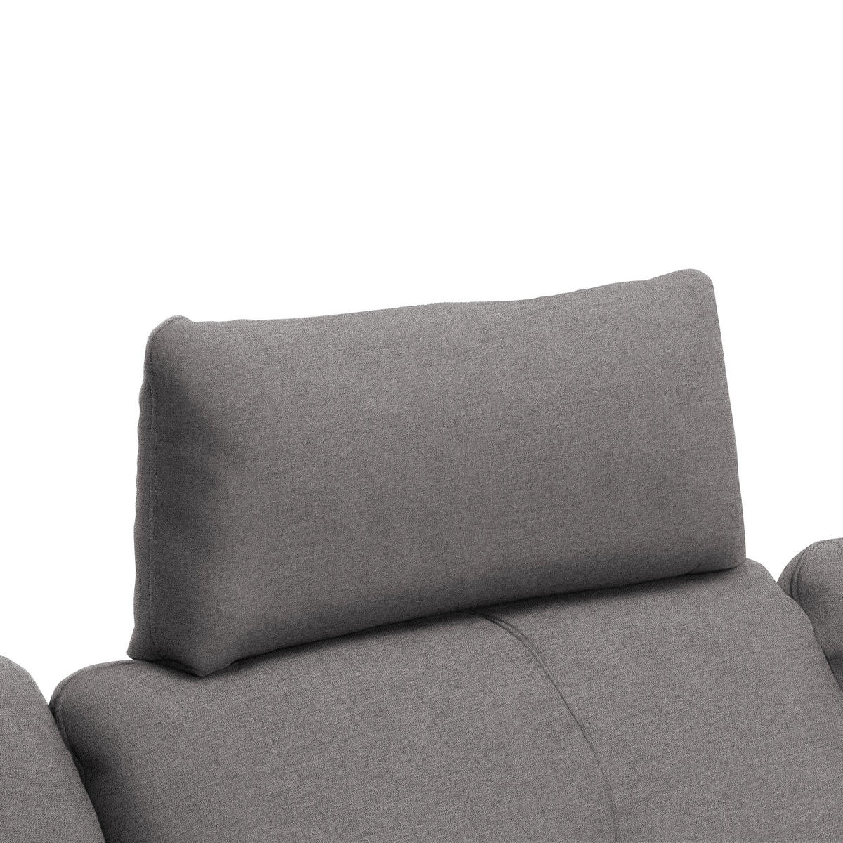 ECKSOFA in Webstoff Anthrazit  - Anthrazit/Schwarz, Design, Textil/Metall (301/179cm) - Chilliano