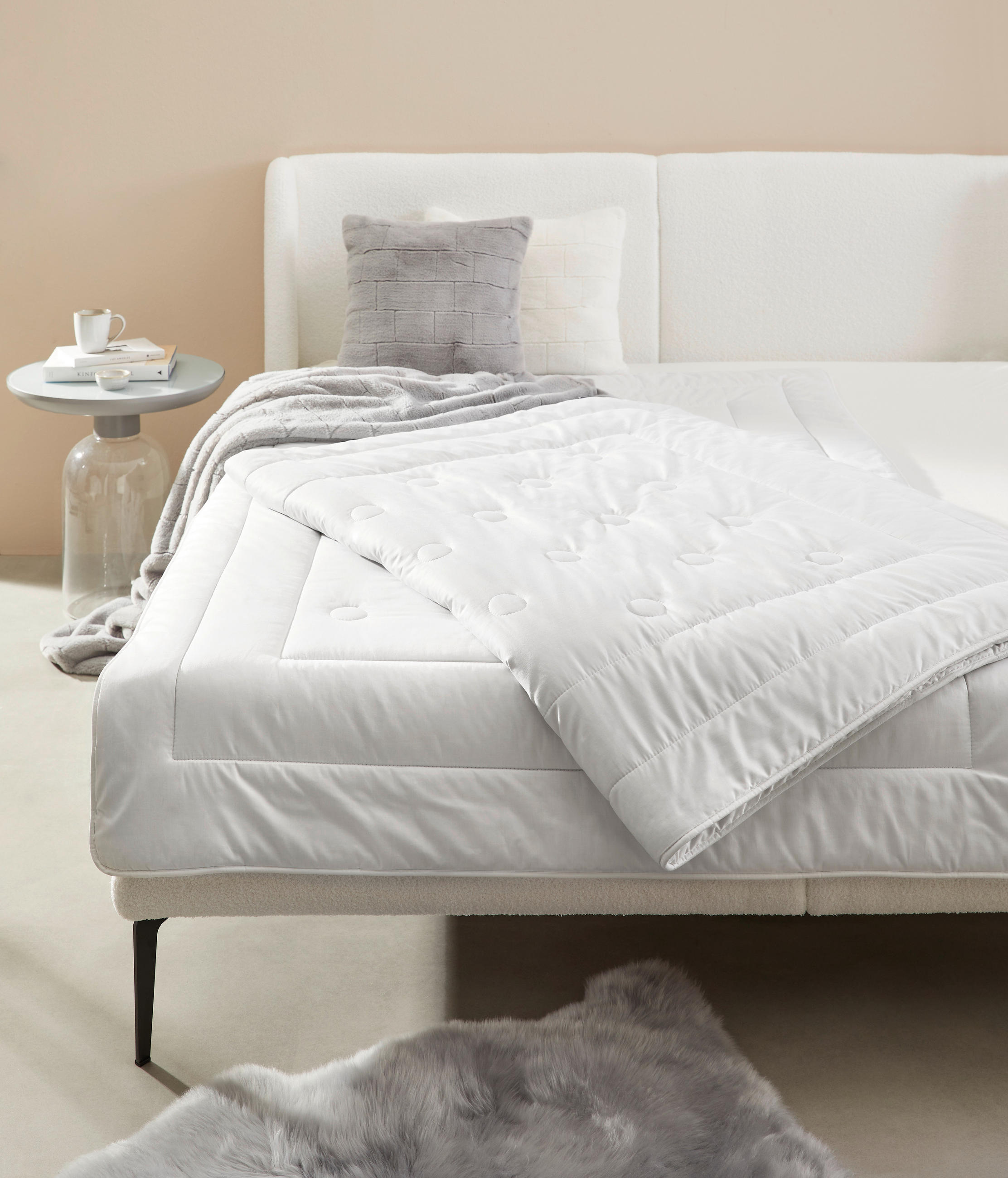 GANZJAHRESDECKE  BRILLIANT UNO  135/200 cm   - Weiß, Basics, Textil (135/200cm) - Billerbeck