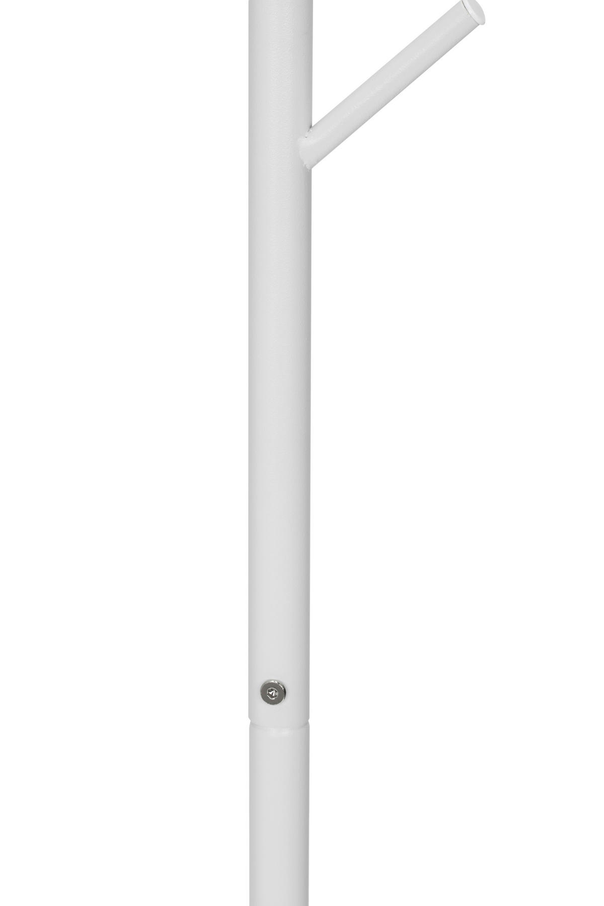 KLEIDERSTÄNDER in Weiß 28/176/28 cm   - Weiß, MODERN, Metall (28/176/28cm) - PBJ
