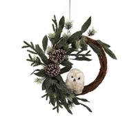 TÜRKRANZ 56/19/57 cm  - Multicolor, LIFESTYLE, Naturmaterialien/Kunststoff (56/19/57cm) - X-Mas