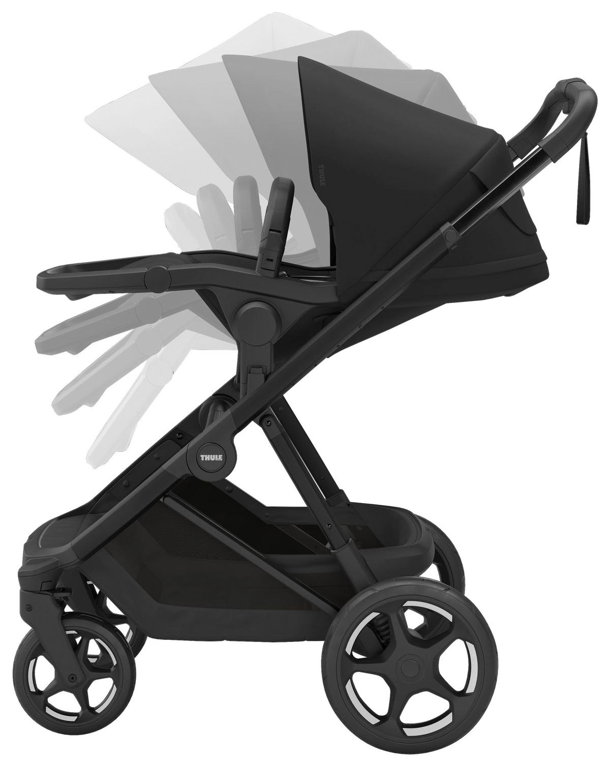 KOMBIKINDERWAGEN Charm 2in1  - Schwarz, Design, Kunststoff/Metall (91/61/59null) - Thule