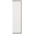 HOCHSCHRANK 41,2/152,1/32,0 cm  - Nussbaumfarben/Weiß, Basics, Glas/Holzwerkstoff (41,2/152,1/32,0cm) - Voleo