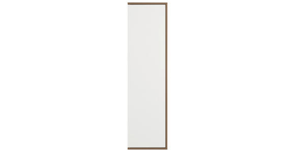 HOCHSCHRANK 41,2/152,1/32,0 cm  - Nussbaumfarben/Weiß, Basics, Glas/Holzwerkstoff (41,2/152,1/32,0cm) - Voleo