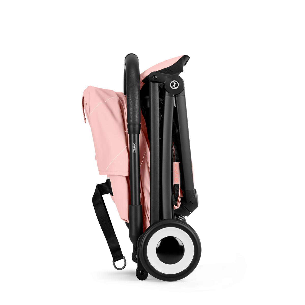 BUGGY ORFEO BLK  - Hellrosa/Schwarz, Basics, Kunststoff/Textil (77/52/102cm) - cybex GOLD