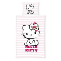 OTROŠKA POSTELJNINA HELLO KITTY 140/200 cm renforcé večbarvno  - večbarvno, Konvencionalno, tekstil (140/200cm) - Hello Kitty